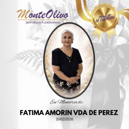 FATIMA AMORIN RAMOS VDA DE PEREZ