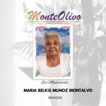 MARIA BELKIS MUÑOZ MONTALVO