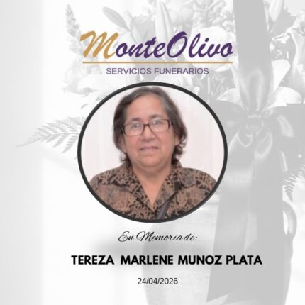 TEREZA MARLENE MUÑOZ PLATA