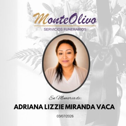 ADRIANA LIZZIE MIRANDA VACA